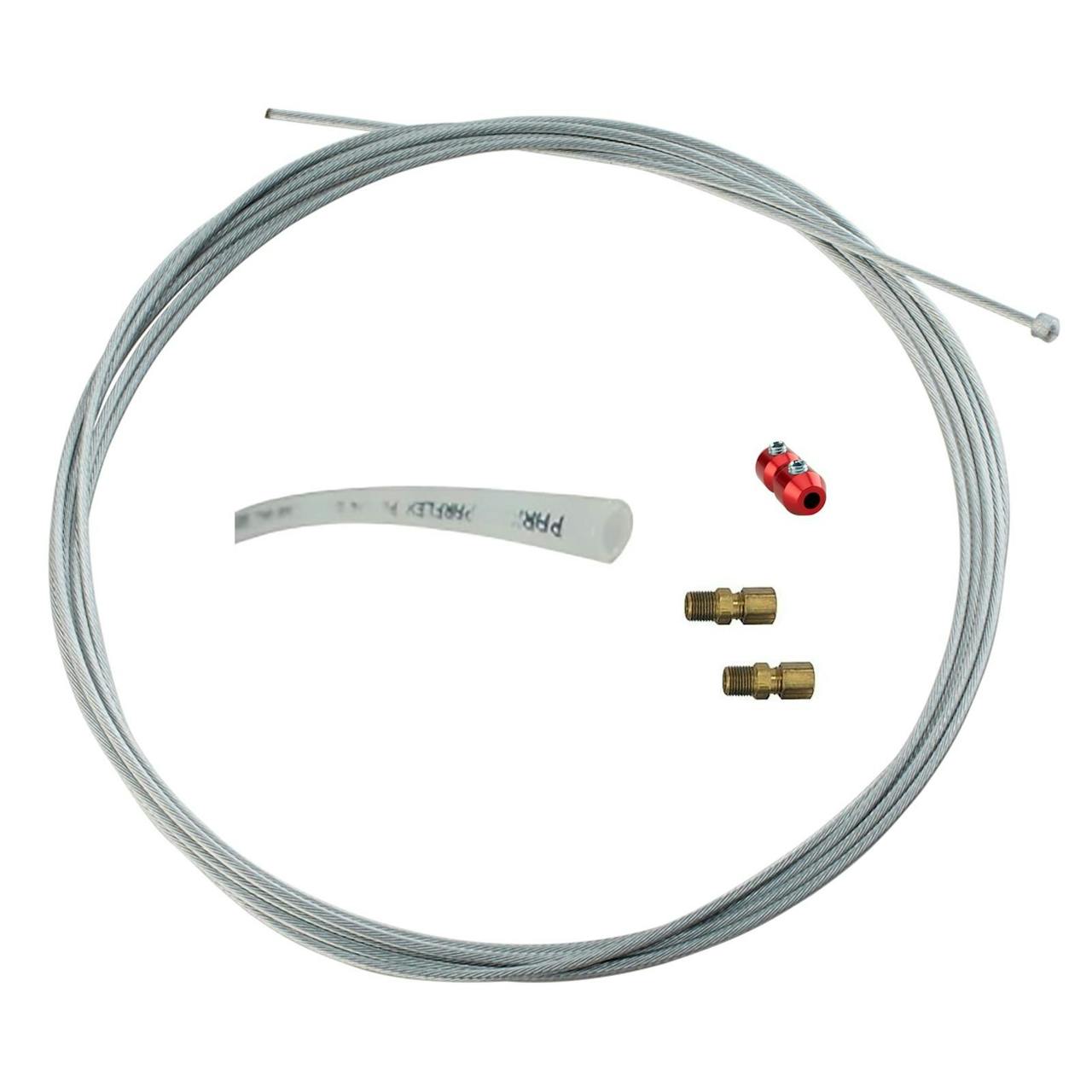 Go-Kart Throttle Cable Assembly Kit, 1.2mm x 2000mm