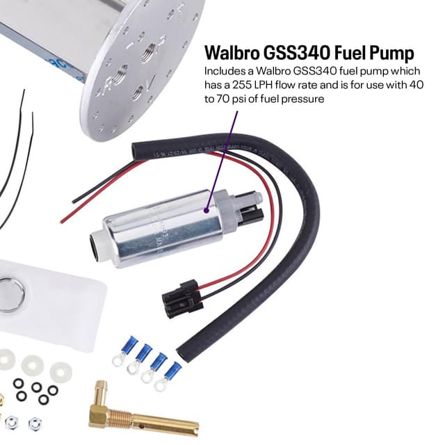 Universal In-Tank Electric Fuel Pump Module, Retrofit EFI/LS Swap