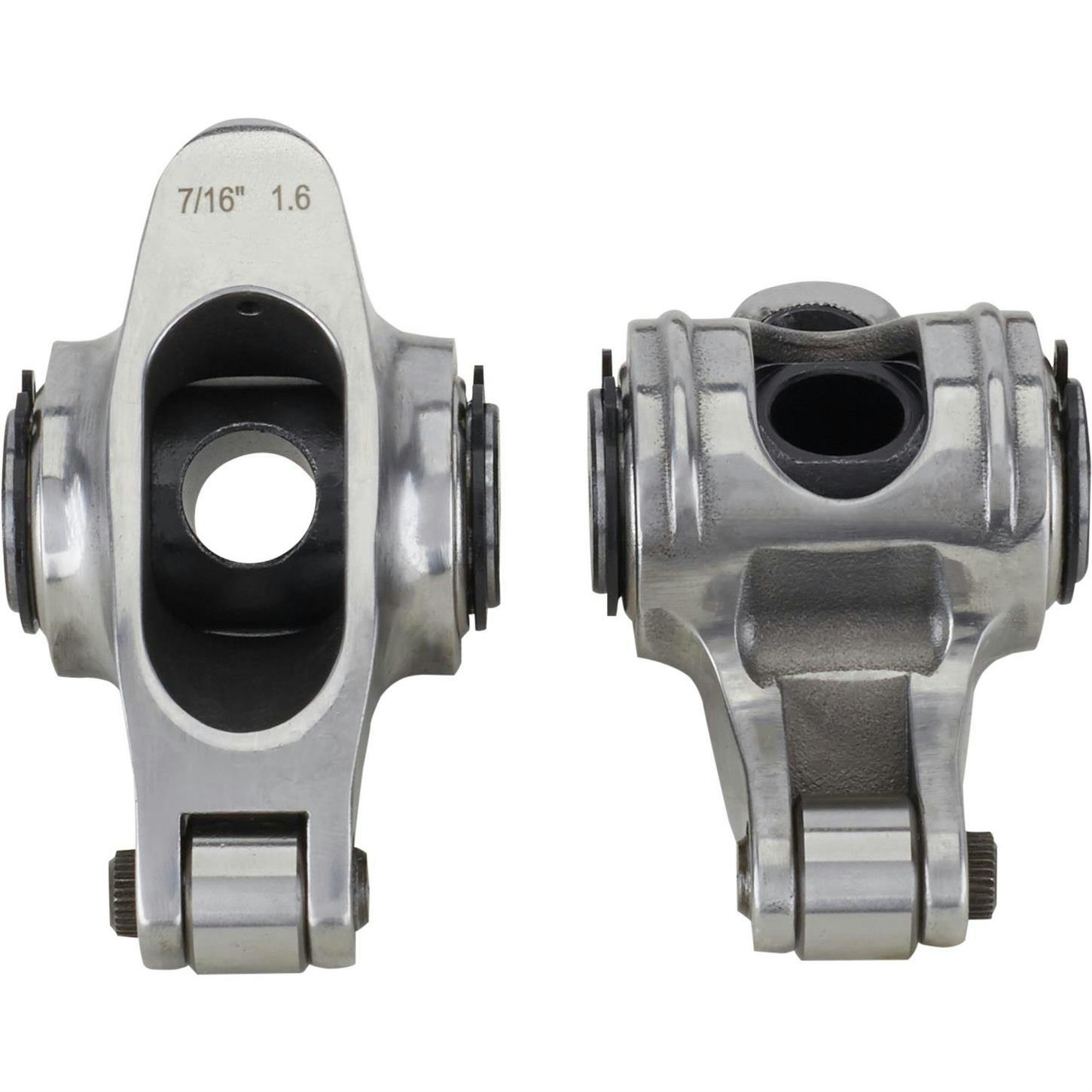 Stainless Steel Roller Rocker Arm, SBC, 1.6:1, 0.44 Inch, SBC