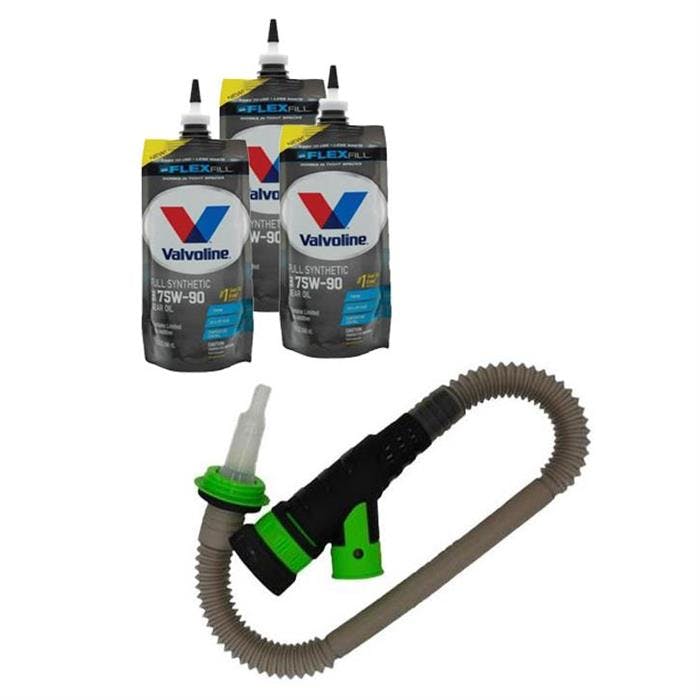Rear Differential Fluid Change Kit, Valvoline 75W90 Gear Oil
