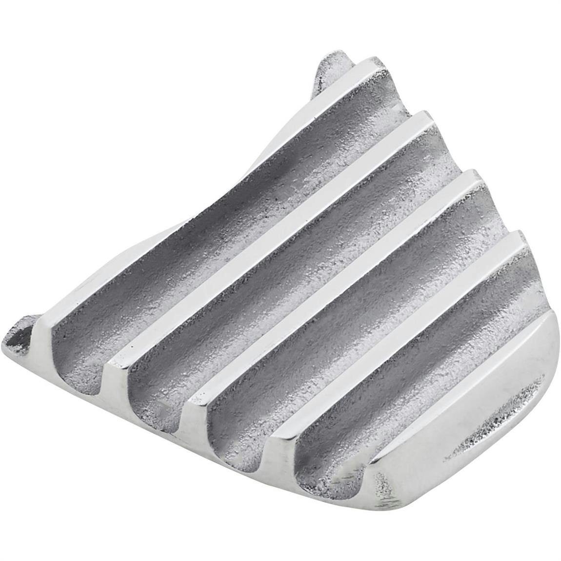 Steering Column Mounting Boot Insert, Finned, Polished Alum