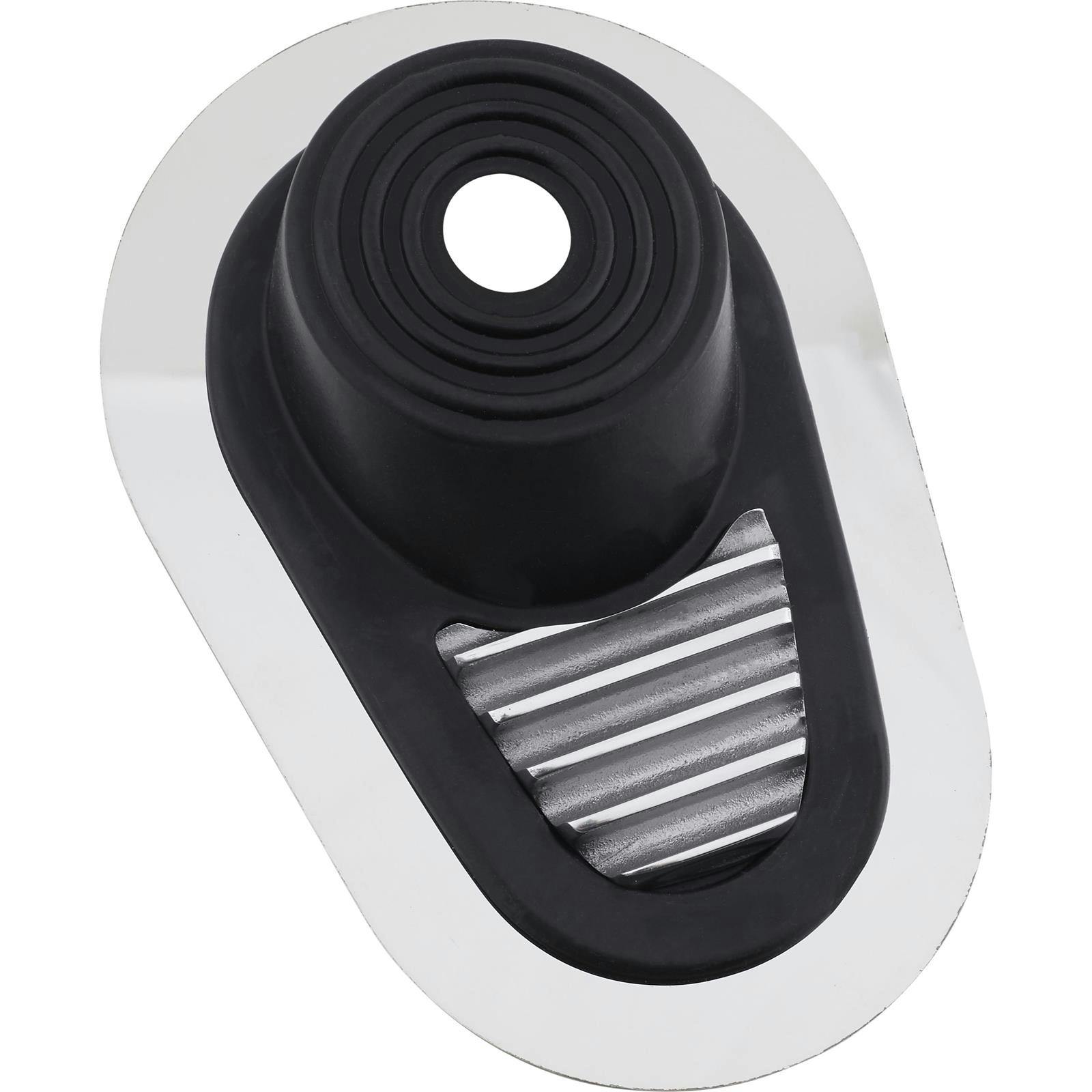 Steering Column Mounting Boot Insert, Finned, Polished Alum