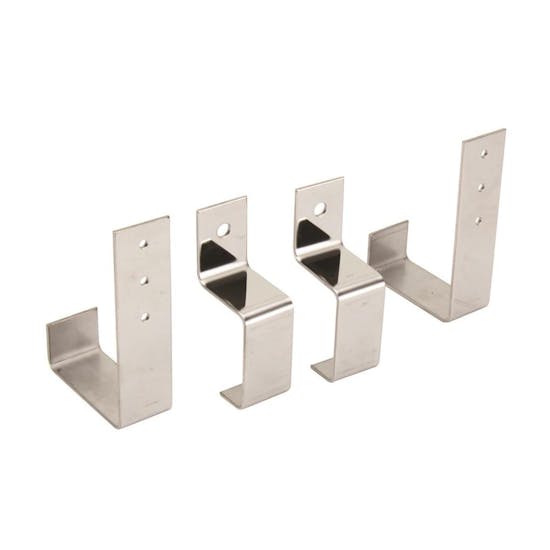 Aluminum Radiator Mounting Bracket With Pads Kit