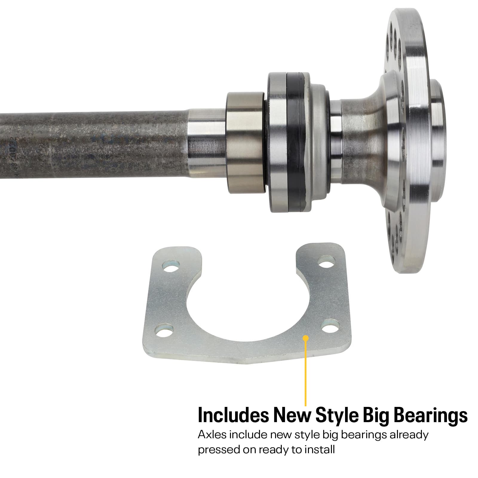 Ford 9 Inch Cut-to-Fit Axles w/ Big Bearing | 28-31 Spline, Pair