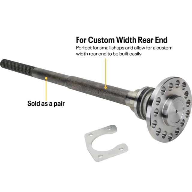 Ford 9 Inch Cut-to-Fit Axles w/ Big Bearing | 28-31 Spline, Pair