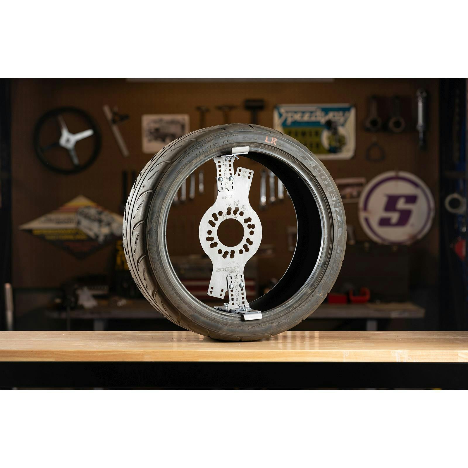 WheelWise® Wheel Fitment Tool Tire Fit Testing Size, 6-Lug