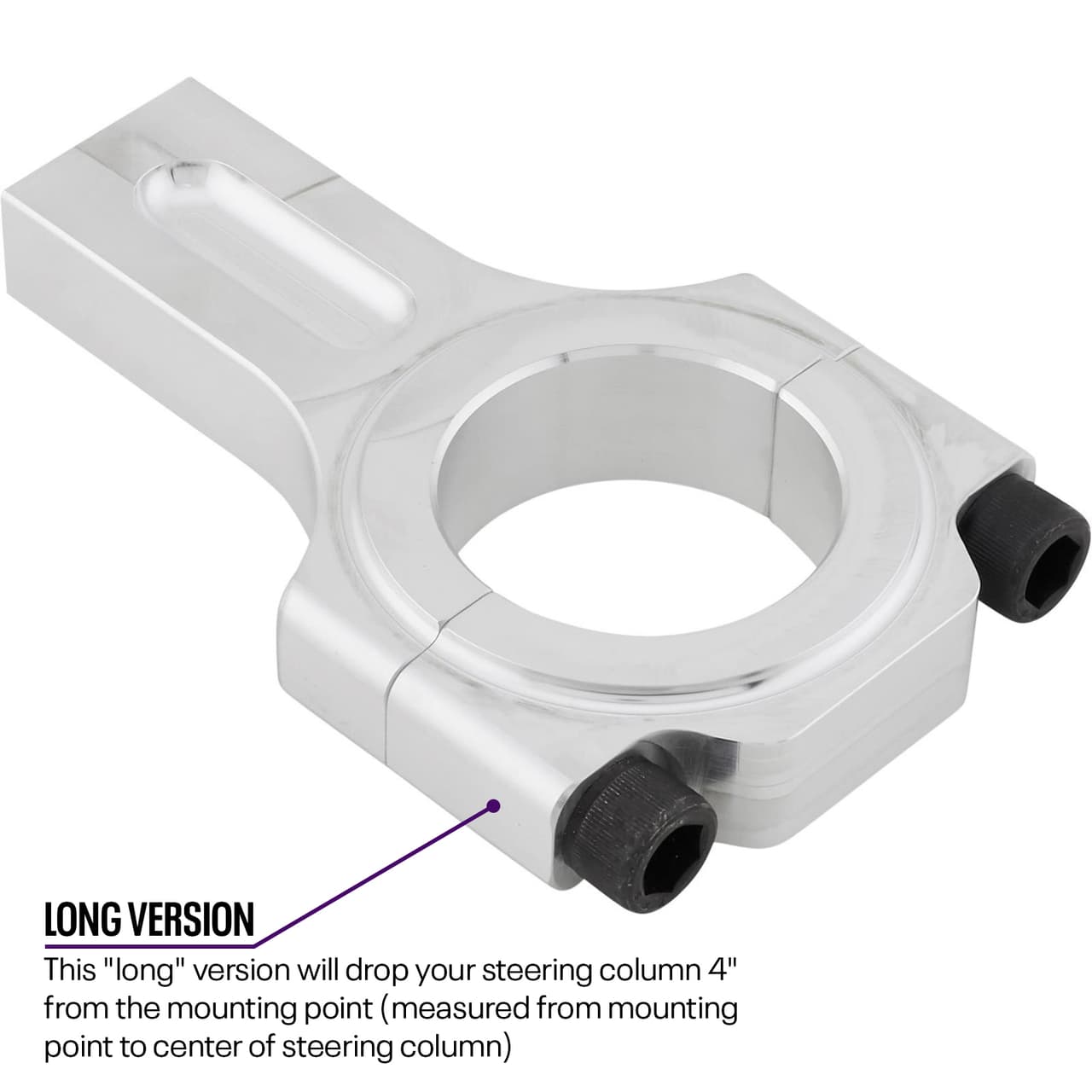 Connecting Rod Steering Column Drop, Long, 4 Inch Drop