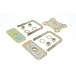 Ford Model T - 1934 Front Spring U-Bolt Kit, Plain Steel