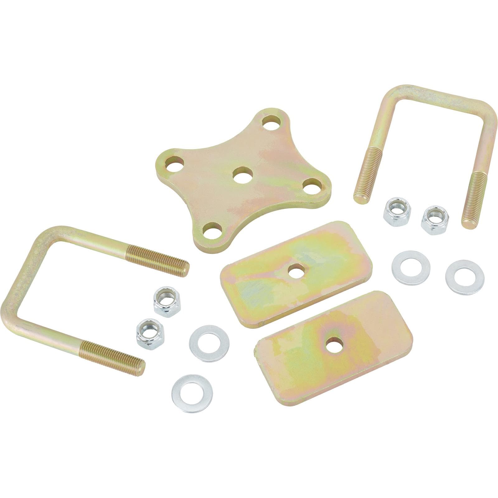 Ford Model T - 1934 Front Spring U-Bolt Kit, Plain Steel