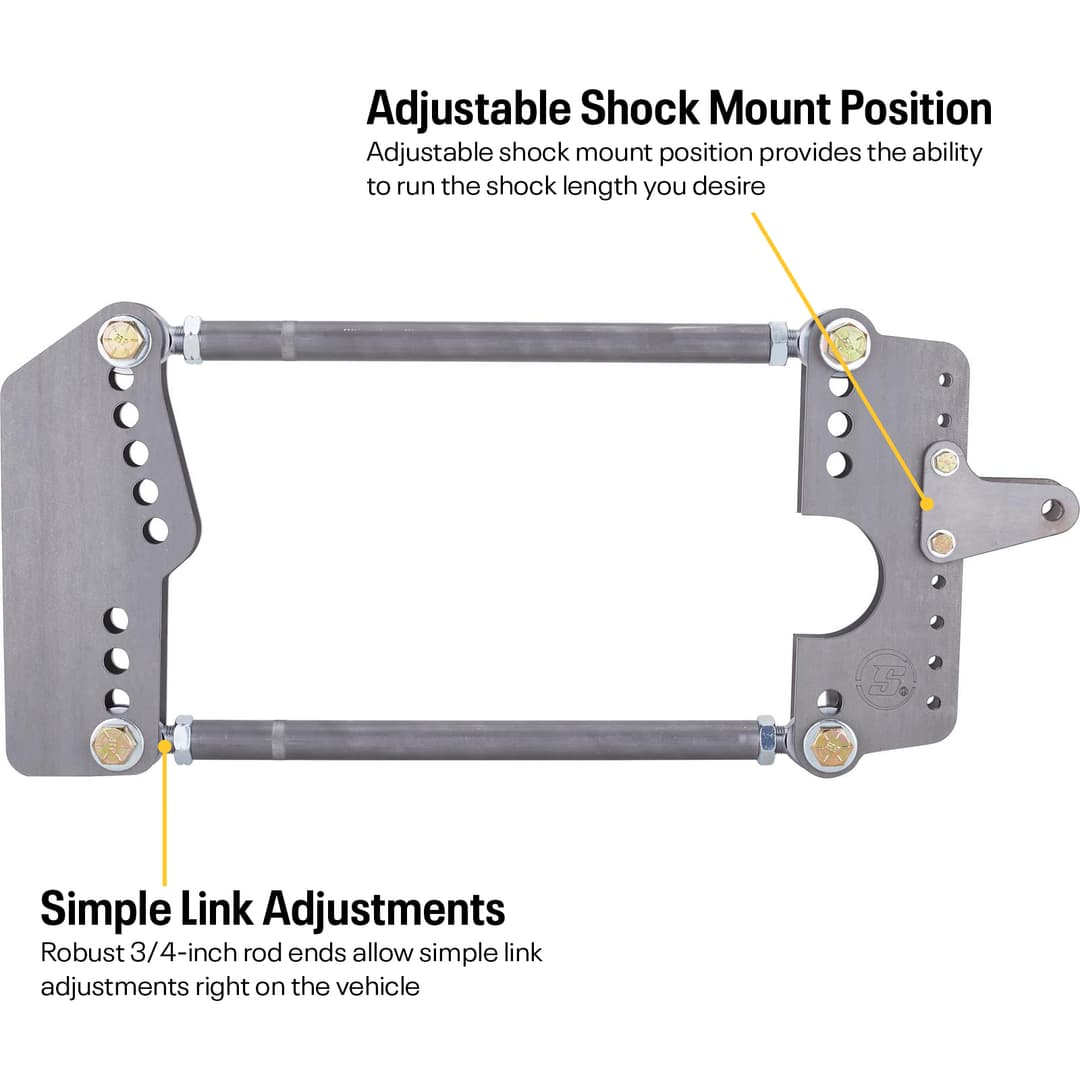Universal Drag Race H.D. Parallel 4-Link Rear Suspension Kit