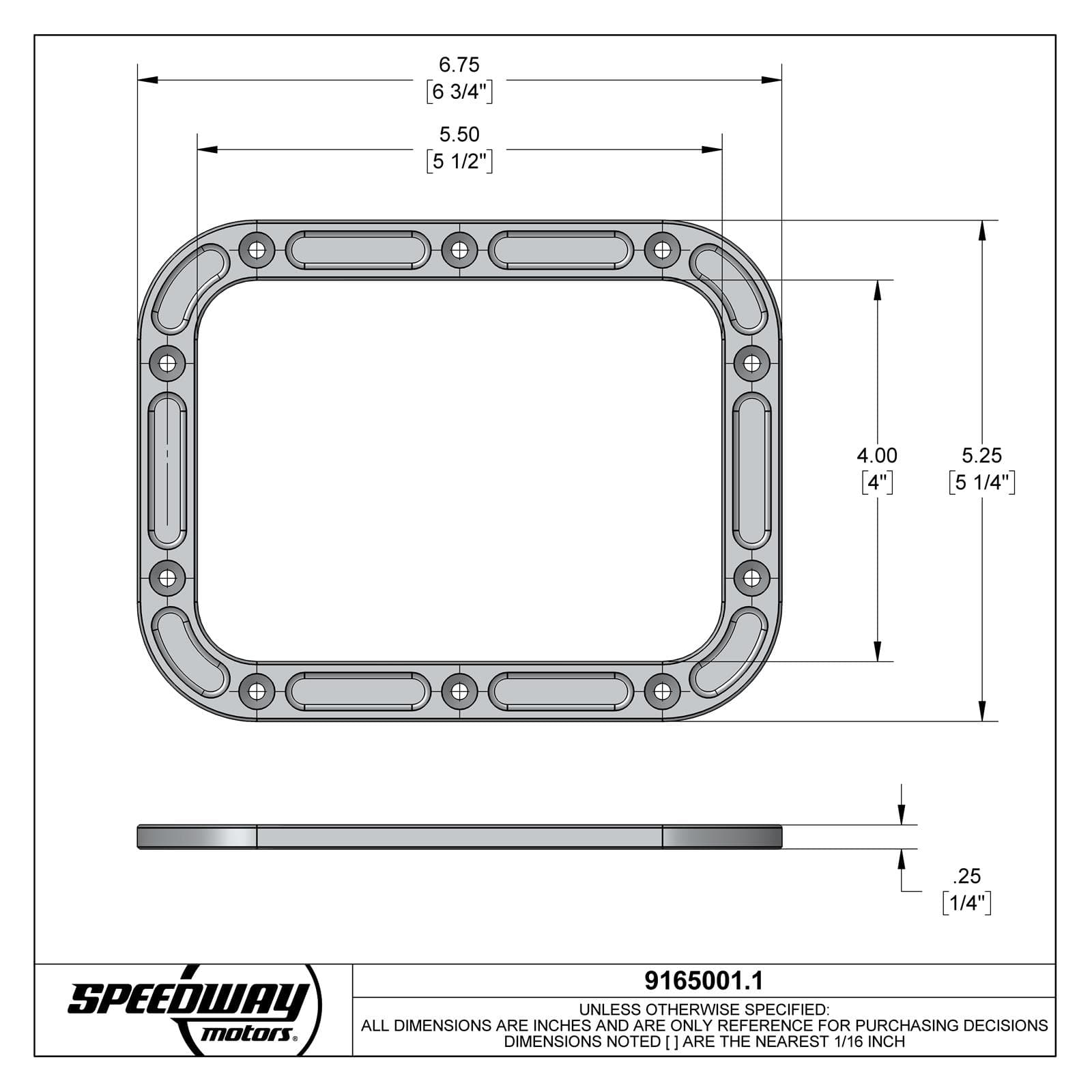 Rectangle Shifter Boot with Billet Aluminum Ring, Polished