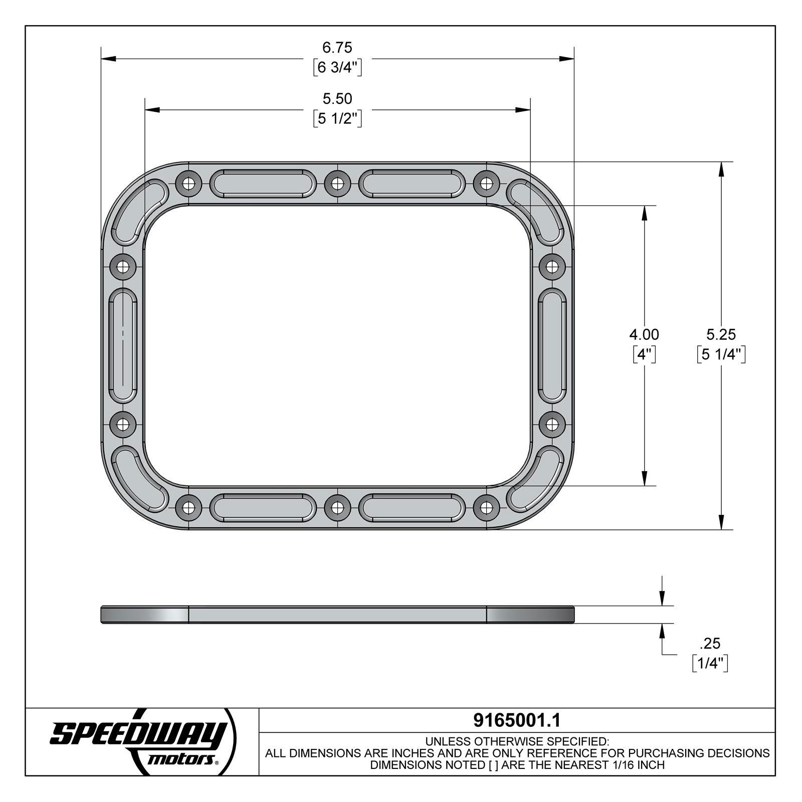 Rectangle Shifter Boot with Billet Aluminum Ring, Polished