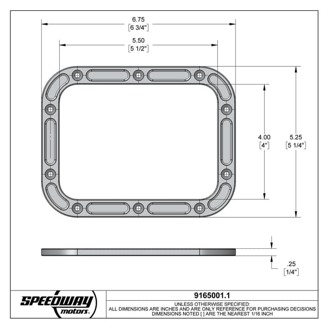 Rectangle Shifter Boot with Billet Aluminum Ring, Polished