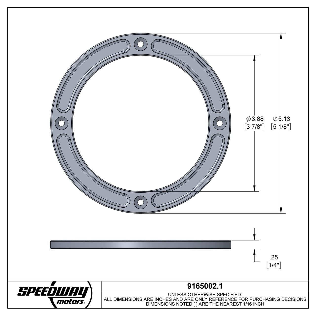 Round Shifter Boot with Billet Aluminum Ring, Polished