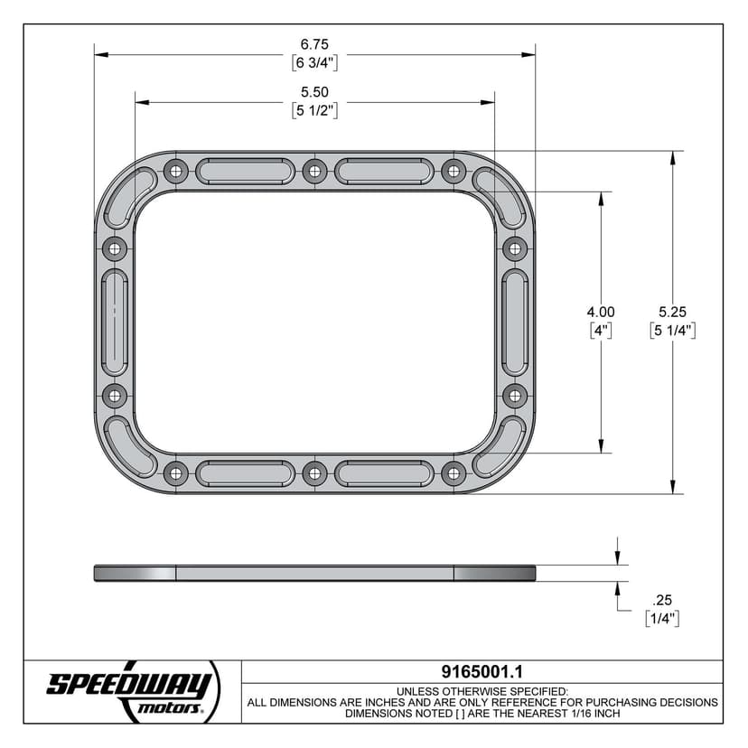 Rectangle Shifter Boot with Billet Aluminum Ring, Brushed