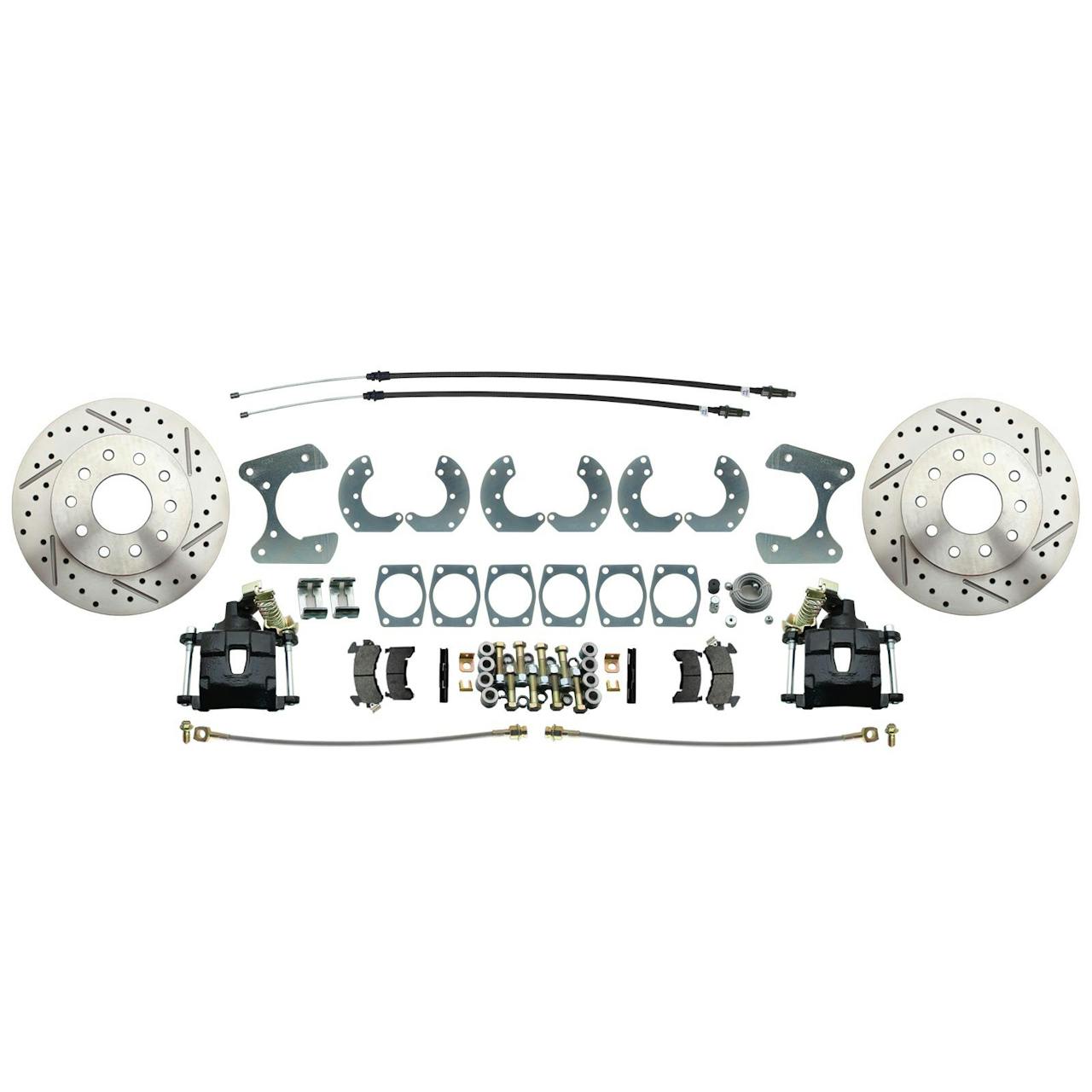 Universal Ford 9 Inch Rear-End Disc Brake Conversion Kit, Black