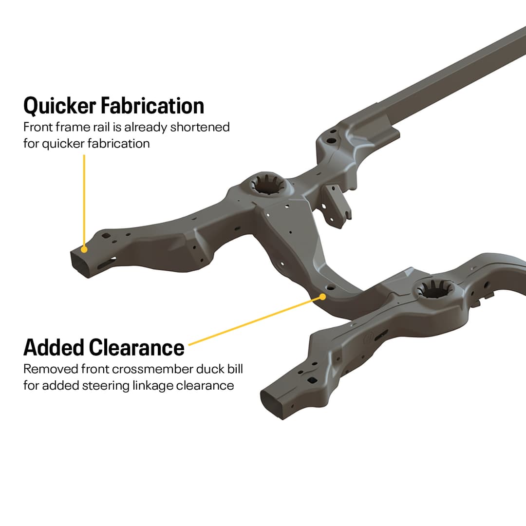 78-88 GM Metric Chassis Stock Car Frame, Front/Rear/Kit