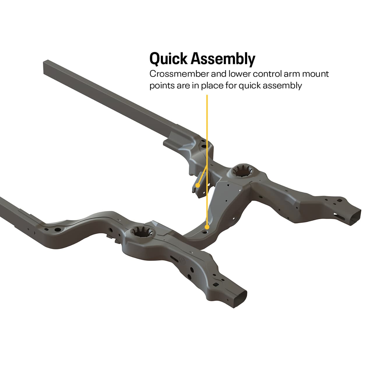 78-88 GM Metric Chassis Stock Car Frame, Front/Rear/Kit
