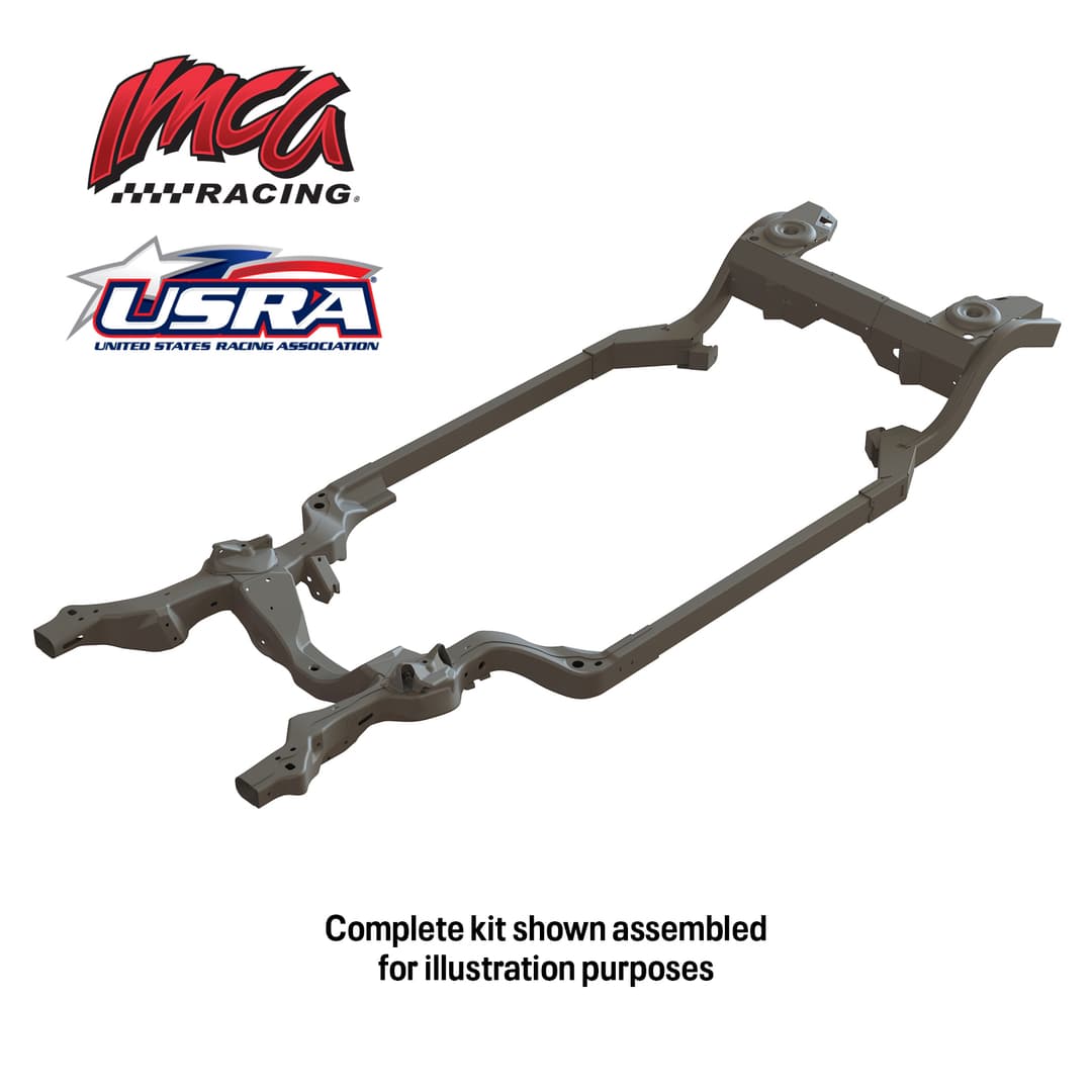 78-88 GM Metric Chassis Hobby Stock Car Frame, Front/Rear/Kit