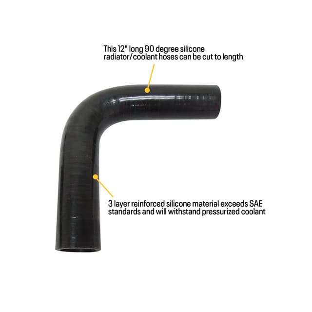 Speedway 3 Piece 1-3/4 Inch Radiator Hose Kit