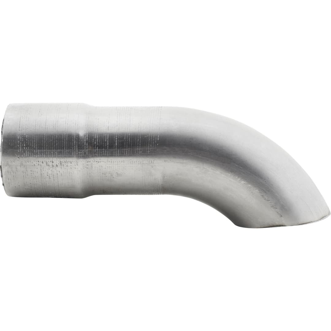 2-1/4" 2.25" In Turn Down Exhaust Pipe Stainless Steel 304 3" Outlet Curved - Foto 3