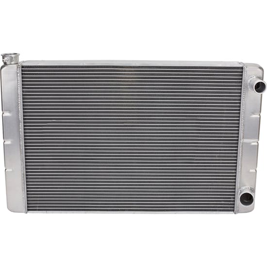Dual/Double Pass All Aluminum Racing Radiator, SBC/BBC Chevy