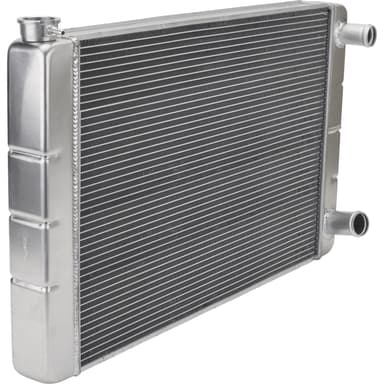 Dual/Double Pass All Aluminum Racing Radiator, SBC/BBC Chevy