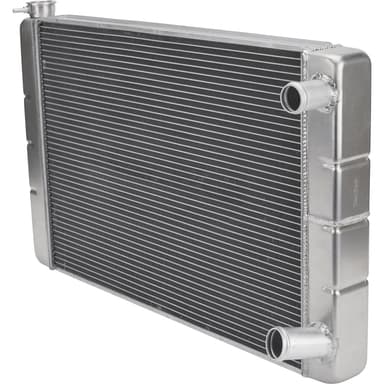 Dual/Double Pass All Aluminum Racing Radiator, SBC/BBC Chevy