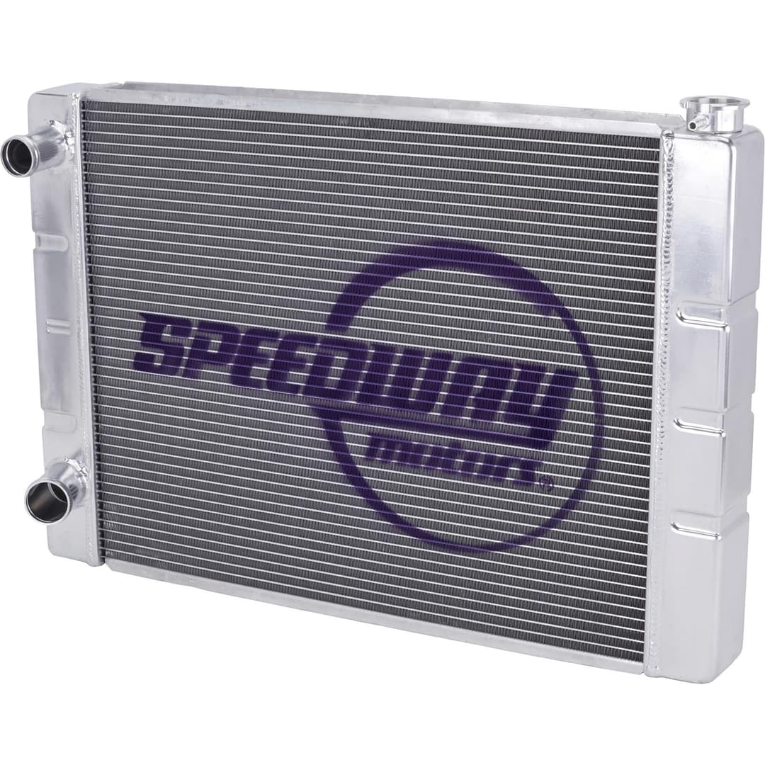Dual/Double Pass All Aluminum Racing Radiator, Ford/Mopar