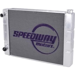 Dual/Double Pass All Aluminum Racing Radiator, Ford/Mopar