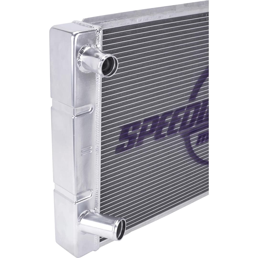 Dual/Double Pass All Aluminum Racing Radiator, Ford/Mopar