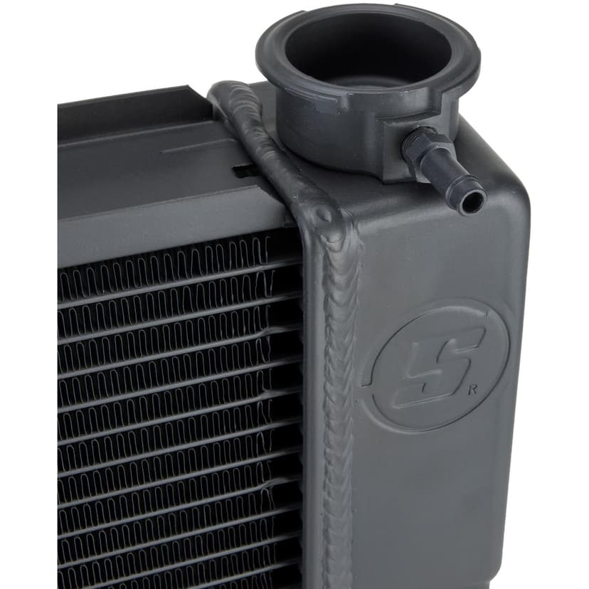 Speedway Chevy SBC/BBC Aluminum Radiators, Universal Fit, Black