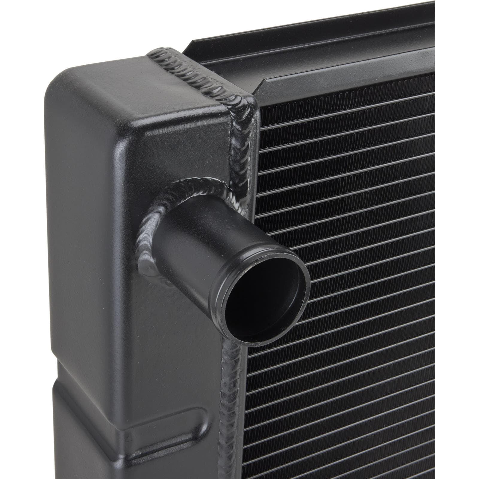 Speedway Chevy SBC/BBC Aluminum Radiators, Universal Fit, Black