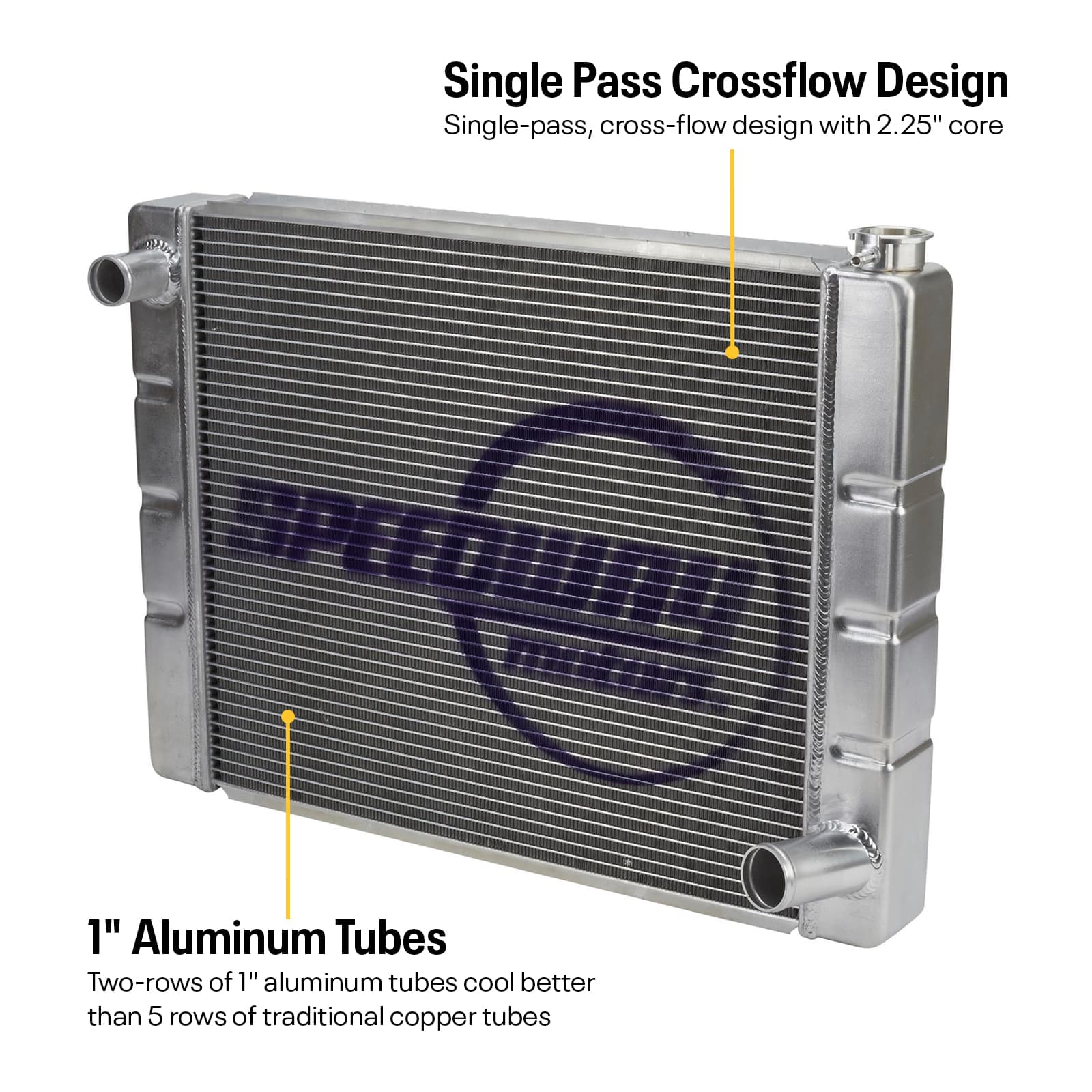 Speedway Chevy SBC/BBC Aluminum Radiators | Universal Fit