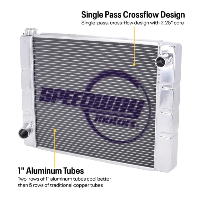 Speedway Ford-Mopar Universal Aluminum Radiator