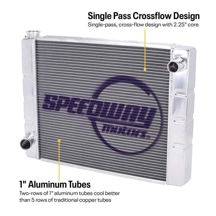 Speedway Ford-Mopar Universal Aluminum Radiator