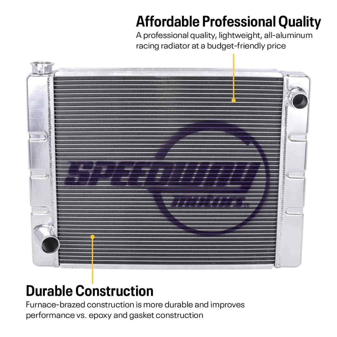 Speedway Ford-Mopar Universal Aluminum Radiator