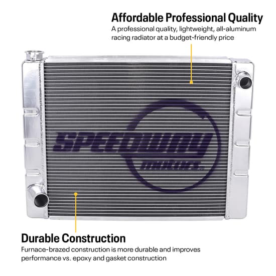 Speedway Ford-Mopar Universal Aluminum Radiator