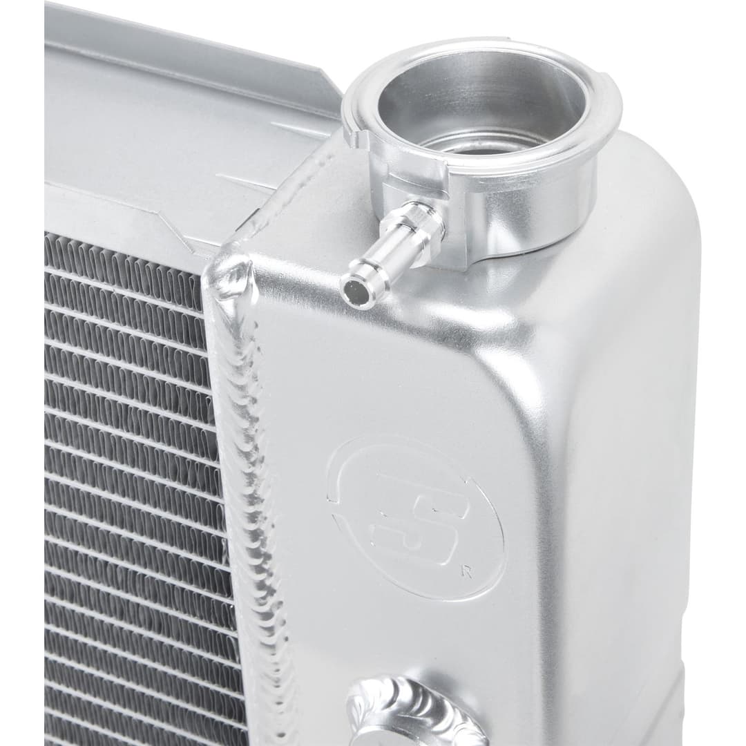WindChill™ SBC/BBC Aluminum 3-Row Radiator w/ Cooler, Plain