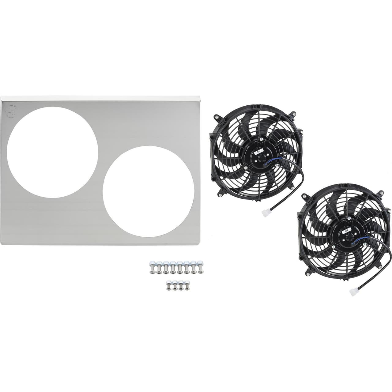 Single Pass Aluminum Radiator, Dual Fan, & Shroud Kit