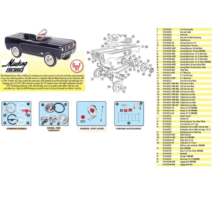 Murray® Pedal Car Parts, Seat Cover