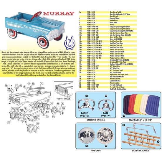 Murray Pedal Car Pedals