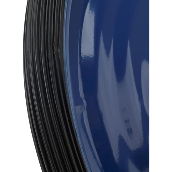 Blue and White Wheel and Tire Combo, Ripple Wheel