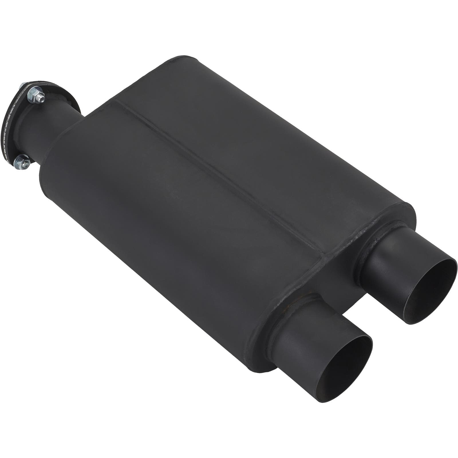 Straight Through Exhaust Dump Baffled Muffler with Cutout, 3 Inch Same ...