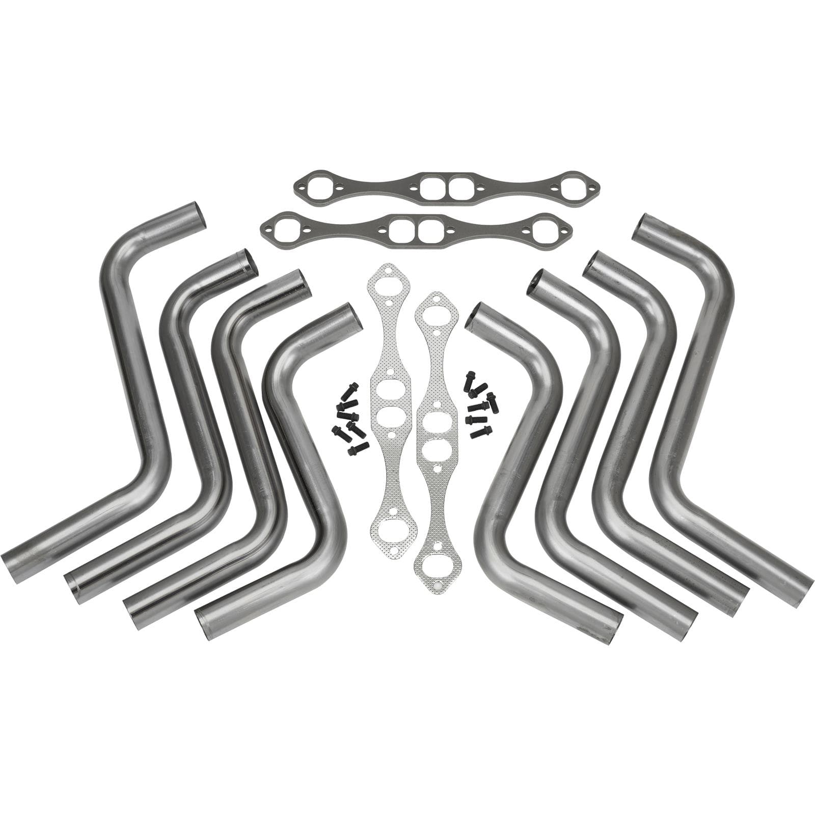 Boom Tubes Small Block Chevy Zoomie Header Kit, 1-3/4 Inch, Raw Finish