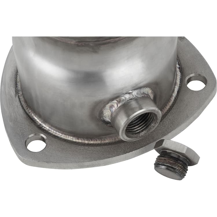3Bolt Exhaust Flange to VBand Flange w/ O2 Bung, 3.5/3.0in SS