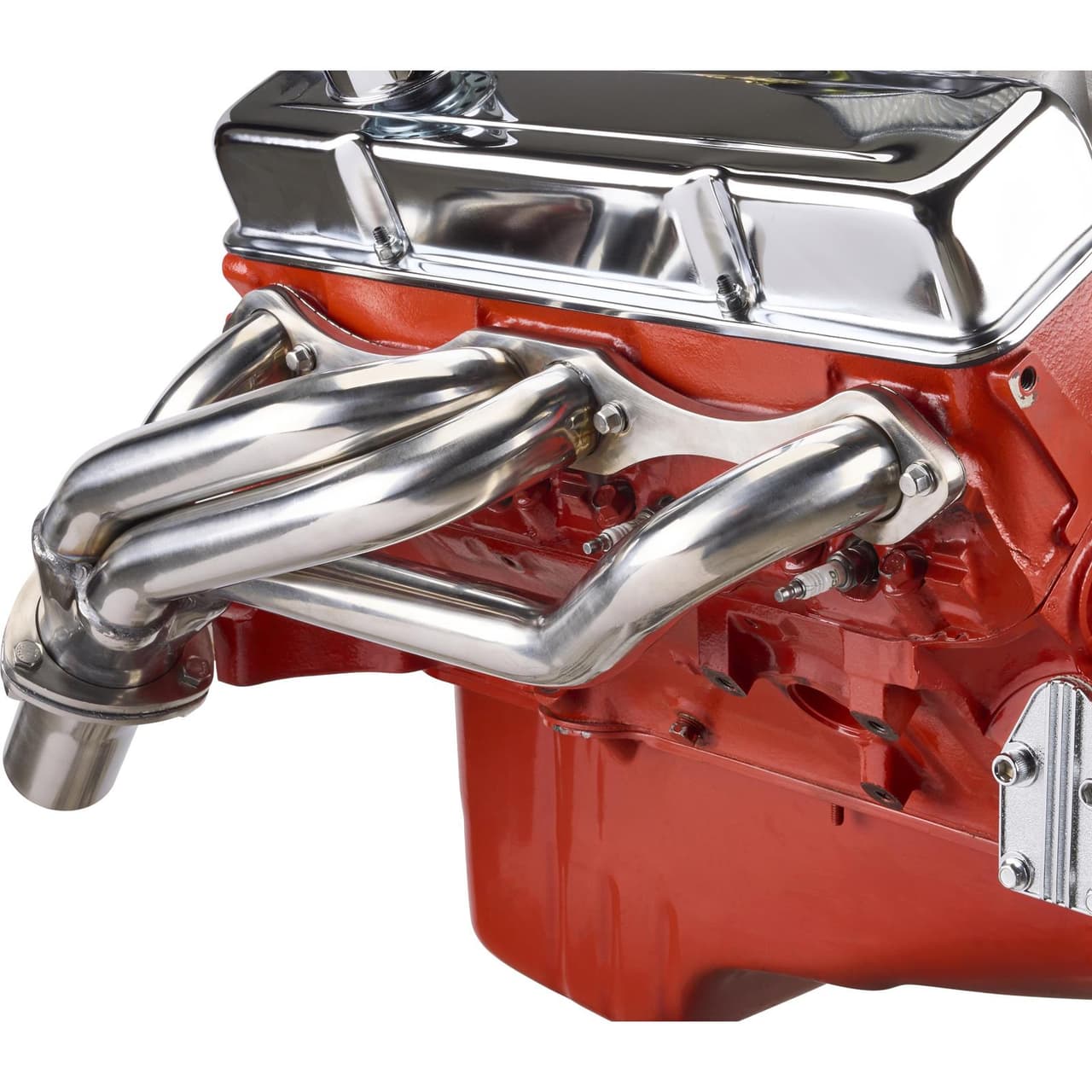 1955-57 Chevy Chassis Headers for Rack and Pinion, Stainless Steel