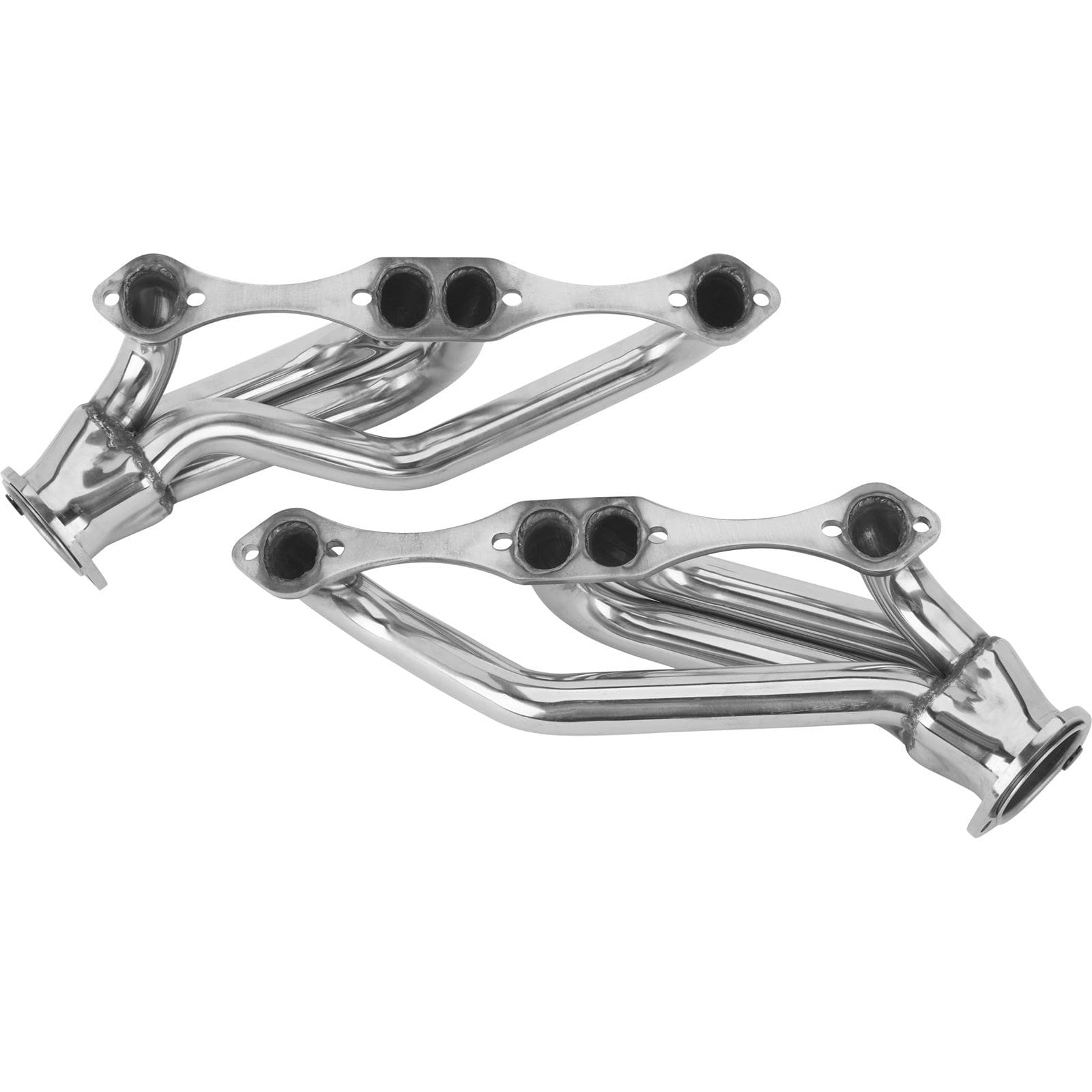 1955-57 Chevy Chassis Headers for Rack and Pinion, Stainless Steel