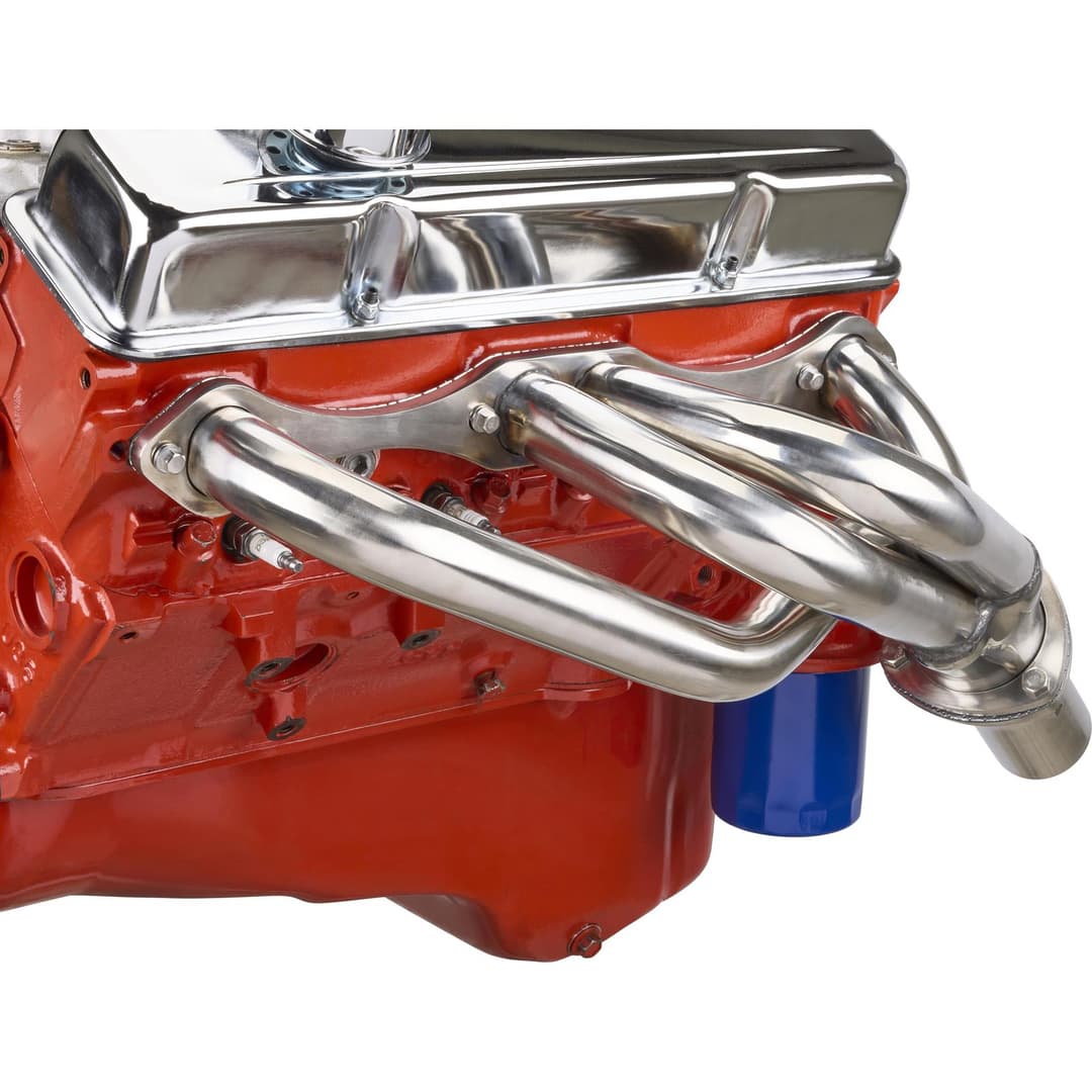 1955-57 Chevy Chassis Headers for Rack and Pinion, Stainless Steel