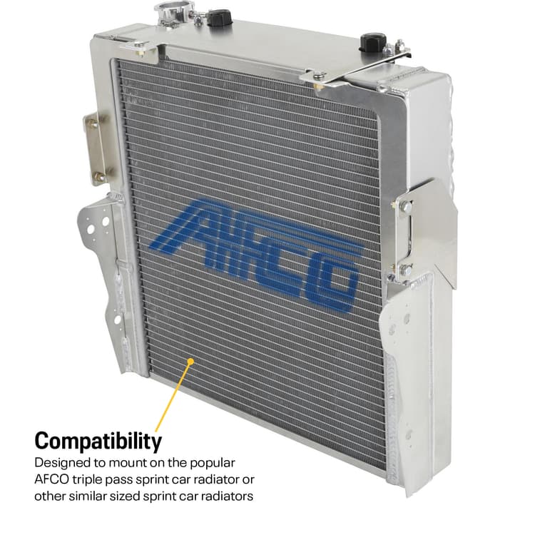 Sprint Car Stacked Plate Cooler and Mounting Kit